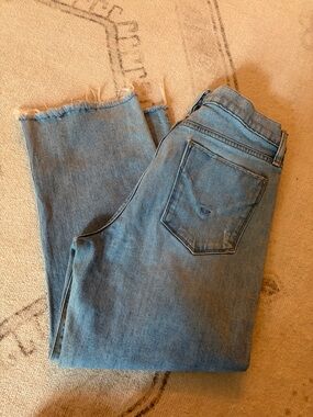 Hudson Jeans Light Blue Frayed Hem Women's Jeans